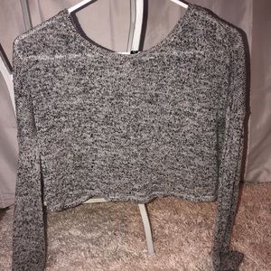 Divided crop top